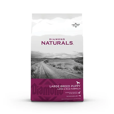 Diamond - Puppy Food - Naturals - Large Breed Lamb & Rice