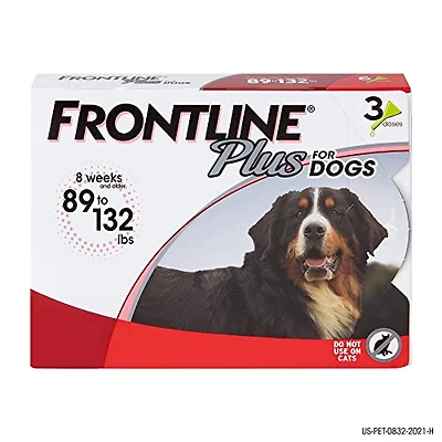 Frontline - Flea & Tick Treatment - X-Large Dogs (89-132 pounds)
