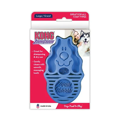 KONG - ZoomGroom® Scrubber -  Boysenberry