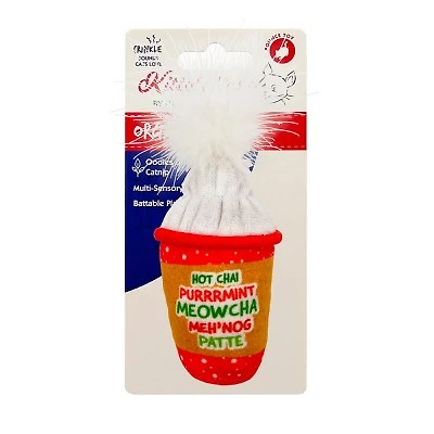 Huxley & Kent - Cat Plush Toy - Christmas Latte My Way