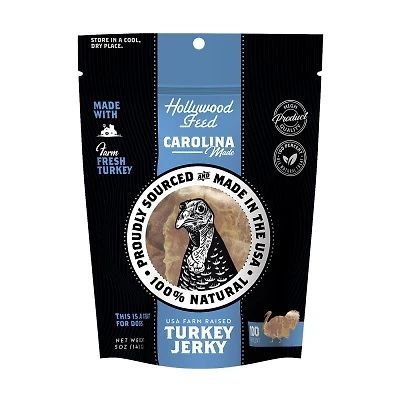 Dog Treat - Single Ingredient,  High Protein & Slow Roasted - Turkey Jerky