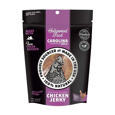 Dog Treat - Single Ingredient,  High Protein & Slow Roasted - Chicken Jerky