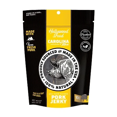 Dog Treat - Single Ingredient,  High Protein & Slow Roasted - Pork Jerky