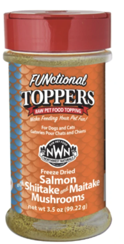 Northwest Naturals - Freeze Dried Dog & Cat Meal Topper - Salmon with Shiitake & Maitake Mushrooms