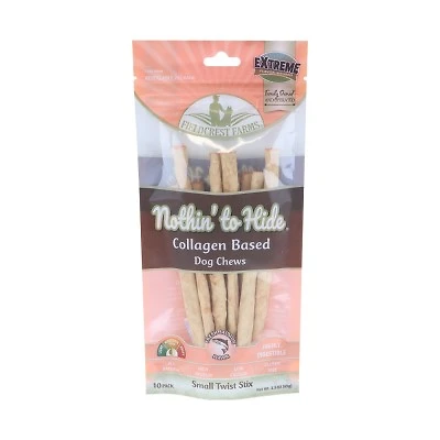 Nothin To Hide  - Dog Chew -  Twists Salmon