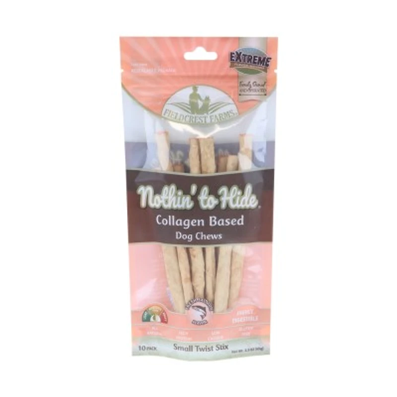 Nothin To Hide  - Dog Chew -  Twists Salmon