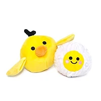 Patchwork Pet - Prickles Plush Dog Toy - Soft & Interactive with Hidden Rubber Ball