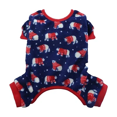 Hotel Doggy - DOG Pajamas - Navy Polar Bear
