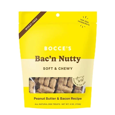 Bocce's Bakery - Soft & Chewy Dog Treats - Bac'n Nutty