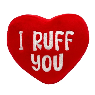 Huxley & Kent - Dog Plush Toy - Valentine's Day I Ruff You Heart