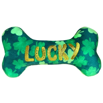 Huxley & Kent - Plush Dog Toy - Lucky Charm Bone