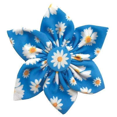 Huxley & Kent - Dog & Cat Pinwheel - Stylish,  Adjustable & Secure Collar Accessory for Pets - Flower Child