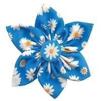 Huxley & Kent - Pet Pinwheel - Stylish,  Adjustable & Secure Collar Accessory for Dogs & Cats - Flower Child