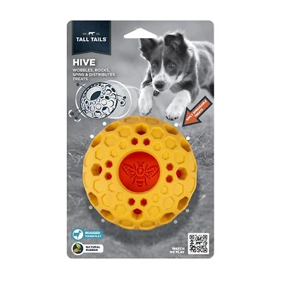 Tall Tails - Interactive Dog Toy - Rubber Bee Hive