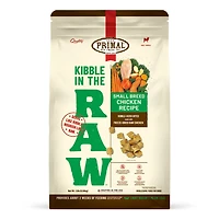 Primal - Kibble in the Raw Dog Food - Premium Freeze Dried Raw Nutrition with Whole Ingredients - Small Breed Chicken Recipe