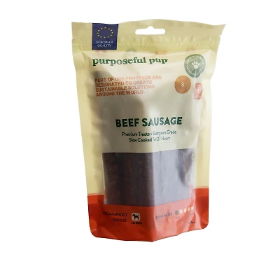 Purposeful Pup - Dog Treat - Beef Sausage
