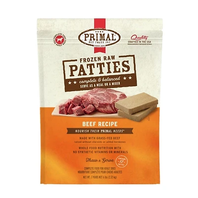 Frozen Dog Food Patties - Raw & Natural Nutrition