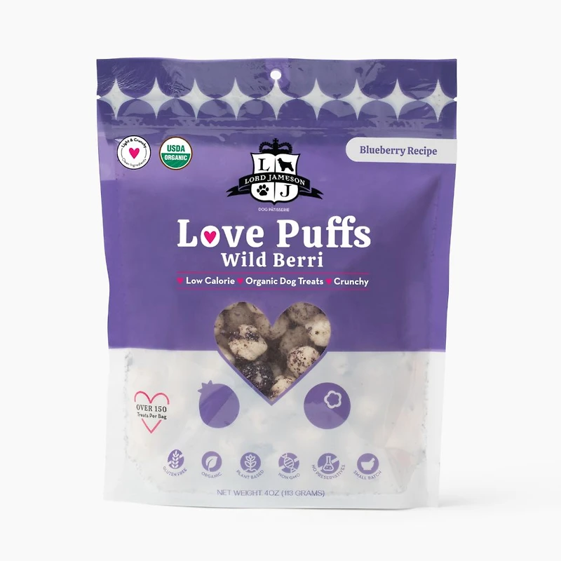 Lord Jameson - Love Puffs Dog Treat - Wild Berri
