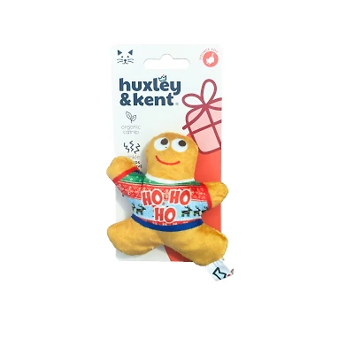 Huxley & Kent - Kittybelles Cat Toy - Ugly Sweater Gingerbread Man