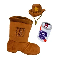 Patchwork Pet - Dog Toy - Pockets Cowboy Boot