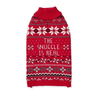 Hotel Doggy - Pet Sweater - Funny Christmas Sweater - The Snuggle is Real