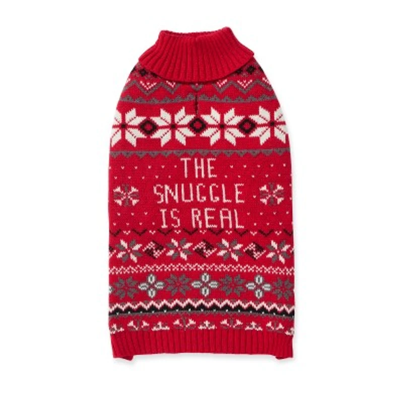 Hotel Doggy - Pet Sweater - Funny Christmas Sweater - The Snuggle is Real