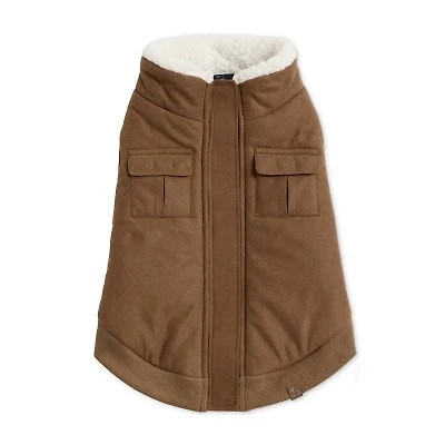 Hotel Doggy - Dog Coat - Tan Bomber Jacket