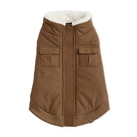 Hotel Doggy - Dog Coat - Tan Bomber Jacket