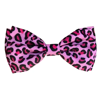 Huxley & Kent - Pet Bow Tie - Pink Leopard