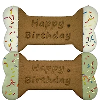 Preppy Puppy - Natural Dog Pastry - Jumbo Birthday Bone