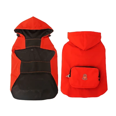 Goo-eez - Dog Poncho - Red