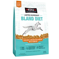 - Dry Dog Food - Limited Ingredient Bland Diet Chicken and Brown Rice Recipe with Pumpkin