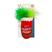 Huxley & Kent - Kittybelles Cat Toy – Plush with Catnip,  Crinkle & Feathers for Interactive Play & Exercise - Fluffy Mary