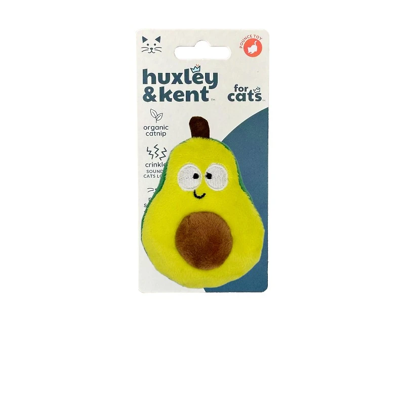 Huxley & Kent - Kittybelles Interactive Cat Toy Popper for Play & Treats with Hidden Treat Compartment - Avocado
