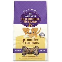Old Mother Hubbard - Crunchy Dog Treats - Natural High Protein Biscuits - P-Nuttier 'N Nanners Recipe - Mini