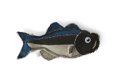 Fetch Pet - Plush Dog Toy - Canvas Black Bass