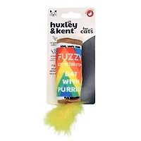 Huxley & Kent - Plush Cat Toy - Crinkle & Catnip for Interactive Play - Fuzzy Soft Seltzer
