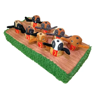 Patchwork Pet - The Weens Plush Dog Toy – Interactive Pet Puzzle for Mental Stimulation – Glizzies