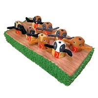 Patchwork Pet - The Weens Plush Dog Toy – Interactive Pet Puzzle for Mental Stimulation – Glizzies