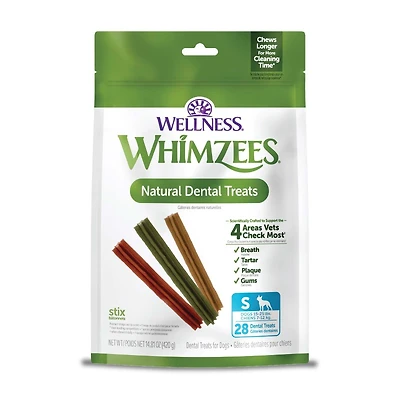 WHIMZEES - Dog Dental Treat - Stix Natural Grain Free Dental Chews -  Small Breed