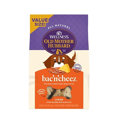 Old Mother Hubbard - Crunchy Dog Treats - Natural High Protein Biscuits - Bac'N'Cheez Recipe