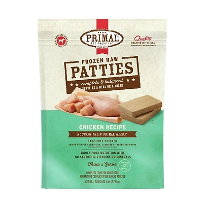 Primal - Frozen Dog Food Patties - Raw & Natural Nutrition