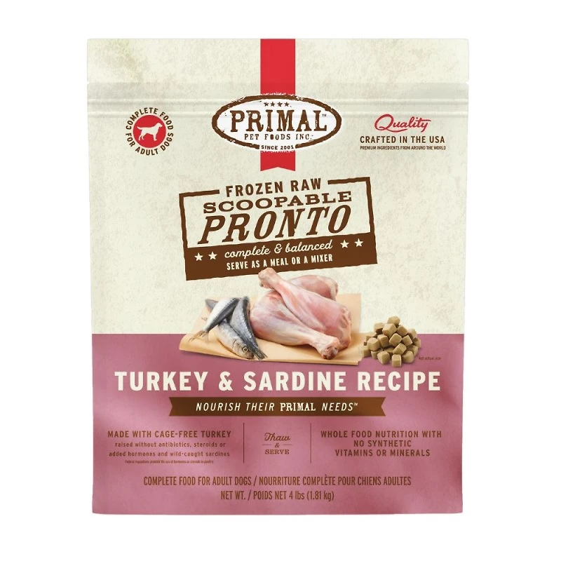 Primal - Frozen Scoopable Pronto Dog Food - Raw & Natural Nutrition