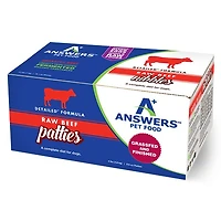 Answers - Frozen Dog Food - Detailed Beef Patties