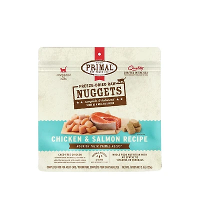 Primal - Cat Food - Freeze Dried Chicken & Salmon