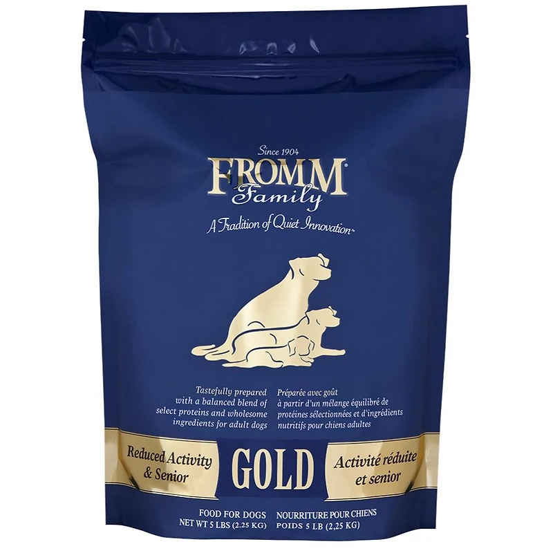 Fromm - Reduced Activity Senior Dry Dog Food - Supports Digestion,  Joint Health & Healthy Weight - 5 lbs Bag