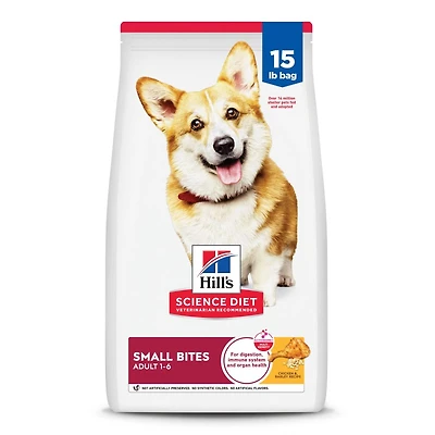 Science Diet - Adult Dry Dog Food Small Bites – Chicken & Barley Recipe – Supports Digestion & Immune Health