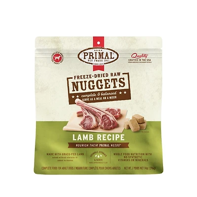 Freeze Dried Dog Food Nuggets - Raw & Natural Nutrition