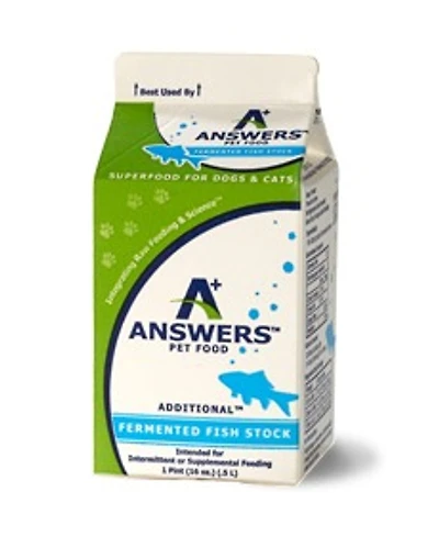 Answers - Frozen Fermented Fish Stock