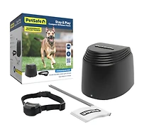 PetSafe - Stay & Play® Wireless Dog Fence - No Wire Setup,  Adjustable Boundary Up to 3/4 Acre,  Waterproof & Rechargeable Collar